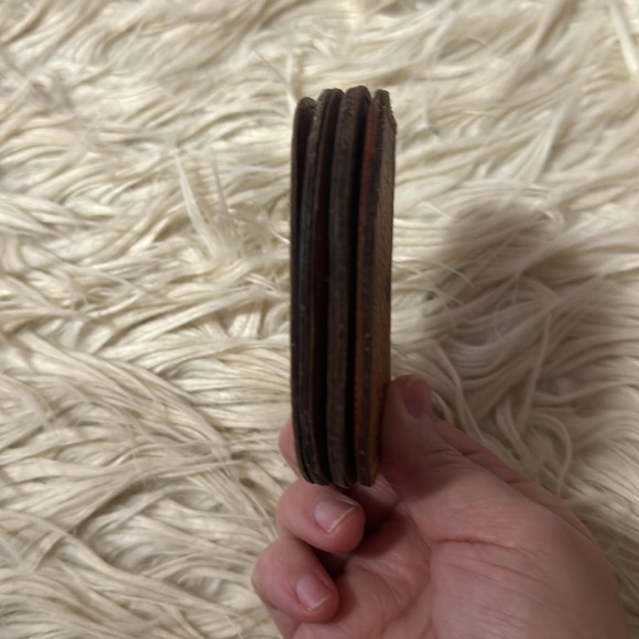 MCM Brown Leather Coin Purse - Picture 4 of 7